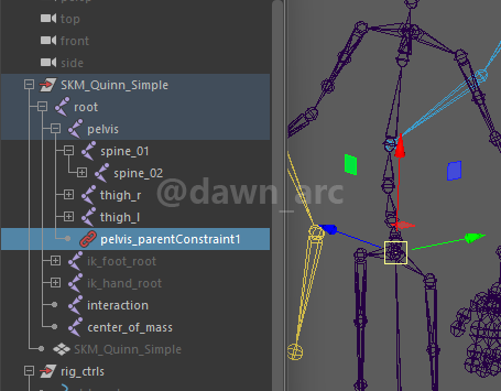[Maya]Rigging 09 - Spine FK